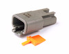 Deutsch - DTM Series Housing and Wedgelocks 3-Way Male Receptacle @ 2 Pairs  84-2487