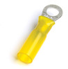 12 - 10 AWG Heat Shrinkable Ring Terminals 5/16" @ 15 Pack - Yellow  84-2512