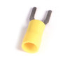 12 - 10 AWG Vinyl Spade Terminals #8 - #10 @ 15 Pack - Yellow  84-2534