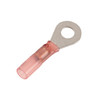 20 - 18 AWG Heat Shrink & Solder Ring Terminals 1/4" @ 25 Pack - Red  84-2805