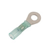 16 - 14 AWG Heat Shrink & Solder Ring Terminals 1/4" @ 25 Pack - Blue  84-2811