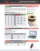 1/4" Single Wall 2:1 Heat Shrink Tubing 6" @ 6 Pack - Black  84-5012