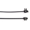 Black Nylon Cable Ties Edge Clip Assembly Top Mount @ 25 Pack  85-6063