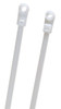 White Screw Mount Nylon Cable Ties 8" @ 25 Pack  85-6104