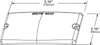 Economy Interior Dome Replacement Lens - Clear  90401