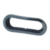6" Oval Lamp Recessed Open Hole Grommet - Black  92420