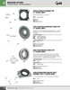 2-1/2" Round Lamp Surface Mount Bracket w/Open Hole Grommet - Gray  93750