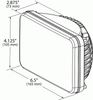LED Sealed Beam HeadLamp 4 x 6" Low Beam 9-30V  94421-5