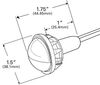 LED Compact Courtesy Lamp - Clear  G6121