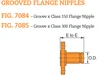 Fig. 7084 Grooved Flange Nipple Class 150 1-1/4"
