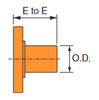 Fig. 7085P Plain End Class 300 Flange Nipple 2-1/2"