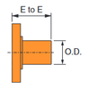 Fig. 7085P Plain End Class 300 Flange Nipple 4"