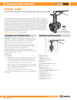 Model B480 Gruvlok Stainless Butterfly Valve /w Lever Handle 6"