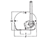 1,653 Ibs. Capacity SH/D Hand Winch 113264