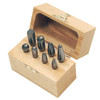8 Pc. JET-KUT® Carbide Burr Set In Wooden Box 533904