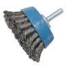 2-3/8 x 1/4" Shaft Mounted B-Knot twisted Cup Brush 550802