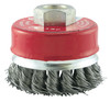 3 x 5/8"-11 NC Stainless Steel Knot Banded Cup Brush 553667