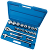 21 Pc. 3/4" Drive SAE Socket Wrench Set - 12 Point  600406