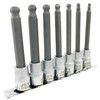 7 Pc. 3/8" Drive SAE 4" Long Ball Nose Socket Set 601804