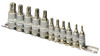 11 Pc. 1/4" & 3/8" Drive Non-Tamperproof Torx® Bit Socket Set 601806