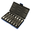 14 Pc. 1/4 & 3/8" Drive SAE/Metric Long Hex Bit Socket Set 601808