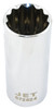 1/2" Drive x 15mm Deep Chrome Socket - 12 Point  672815