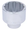 1" Drive x 3-1/8" Regular Chrome Socket - 12 Point  674250
