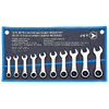 10 Pc. Stubby Metric Ratcheting Combination Wrench Set 700302