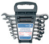 7 Pc. Long Metric Reversible Ratcheting Combination Wrench Set 700371
