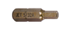 5mm Hex x 1" A2 Insert Bit (2 Pc.) 729380