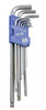 9 Pc. Metric Extra Long Ball Nose Hex Key Set 775185