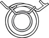 Flat Band Hose Clamp Pliers   17100