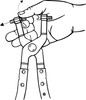 Flat Band Hose Clamp Pliers   17100