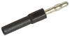 4mm Black Male - Female Connector   82770