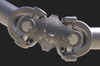 4.250" Flange - 2.500" x .120" Round - Spicer® 1410 Double Cardan CV Head Assembly  N924141HAG