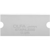 6 Pc. GSB-2S/6B Stainless Glass Scraper Blade   1141614
