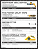 UTC-1 Multi-Purpose 5-Position Fiberglass Utility Knife w/ SKB Blade   9115