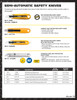 SK-9 Self Retracting Safety Knife w/ Tape Splitter & SKB Blade   1086095