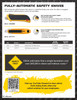 SK-8 Automatic Self Retracting Safety Knife w/ SKB-8 Blade   1077171
