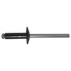 5/32" x 1/4 - 3/8"  Volkswagen Jetta - Rabbit - Golf Black Aluminum Rivet 3 Pc.   910-1880