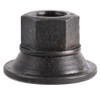 9/16"-18 Black Flanged Flat Wheel Nut 10 Pc.   558-127