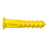 #12-14 x 1-1/2" Yellow Plastic Wall Plug Anchor 250 Pc.   537-347