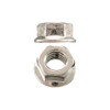 1/4"-20 UNC Zinc Plated Hex Smooth Flange Nut 2500 Pc.   B118-114
