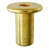 1/4"-20 UNC Brass Plated Connector Cap Nut 25 Pc.   222-889