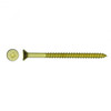 #4 x 1/2" Countersunk Brass Wood Screw 100 Pc.   203-043