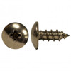 #10 x 1-1/2" Truss Head Stainless Steel Tapping Screw 100 Pc.   5172-197