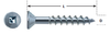 #8 x 2-1/2" Countersunk Steel Particle Board Screw 250 Pc.   537-084