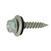 #10 x 1" Hex Head Steel Self Sealing Roofing/Siding Screw 3000 Pc.   B126-950