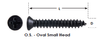 #8 x 1-1/2" Countersunk Steel Trim Screw 100 Pc.   229-923