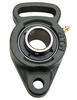 1" Cast Iron Two Bolt Adjustable Rhombus Flange Block w/Wide Set Screw Insert Bearing - Standard Duty  UCFA205-100D1
